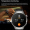 1.43 Inch Amoled Ip67 Smart Call Watch Support Ecg / Body Temperature / Blood Glucose Monitoring - Silver