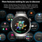 1.43 Inch Amoled Ip67 Smart Call Watch Support Ecg / Body Temperature / Blood Glucose Monitoring - Silver