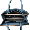 Patchwork Stone Pattern Handbag - Shoulder / Crossbody - Blue