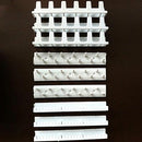 9 Piece White Adhesive Wall Jewelry Hooks
