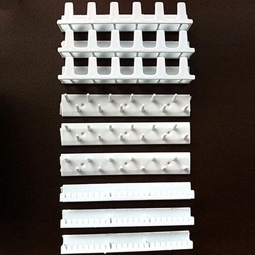 9 Piece White Adhesive Wall Jewelry Hooks