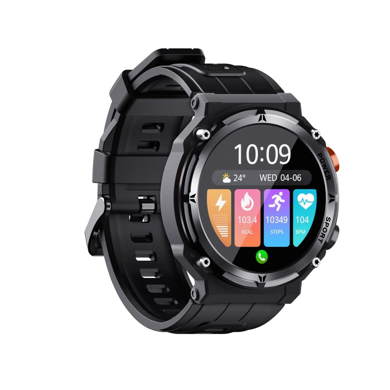 Smart Watch With Heart Rate Blood Pressure And Oxygen Monitoring - Silver