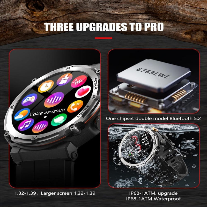 Smart Watch With Heart Rate Blood Pressure And Oxygen Monitoring - Silver