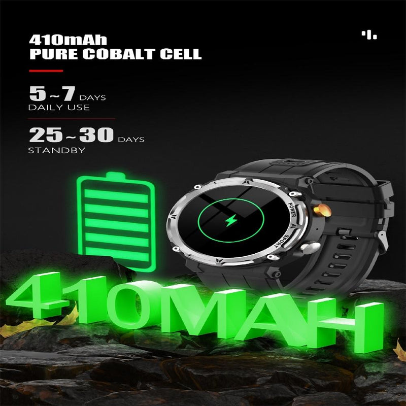 Smart Watch With Heart Rate Blood Pressure And Oxygen Monitoring - Silver