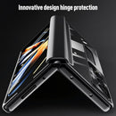For Samsung Galaxy Z Fold4 5G Samsung Fold 4 Full Body Hinge Case - Electroplated - Gold