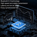 Crystal Air Conduction Bluetooth Earphones - Openbuds Ows - Navy