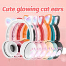 7.1 Surround Sound Cat Ear Gaming Headset With Mic - Pink