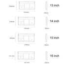 13 Inch Multi-layer Laptop Sleeve - Waterproof & Shock-absorbing Storage Bag - White - 13 Inch