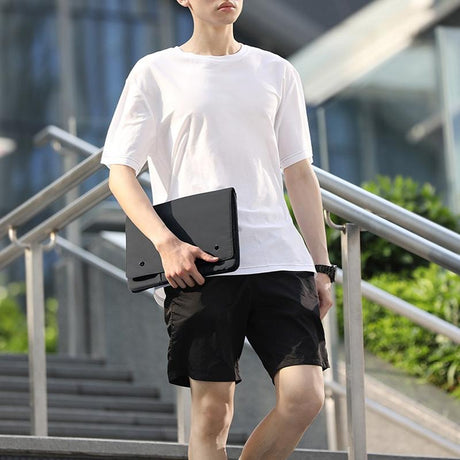 13 Inch Multi-layer Laptop Sleeve - Waterproof & Shock-absorbing Storage Bag - White - 13 Inch