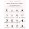 Smart Bracelet With Touch Screen Heart Monitoring Voice Control And Cycle Reminder - Pink