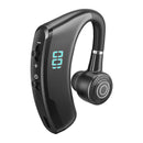V9s Wireless Earphones with Noise Cancellation and Led Display - Blue Single Ear