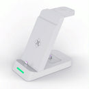 18W 3 In 1 Vertical Charging Stand For Samsung Watch And Galaxy Buds - Black
