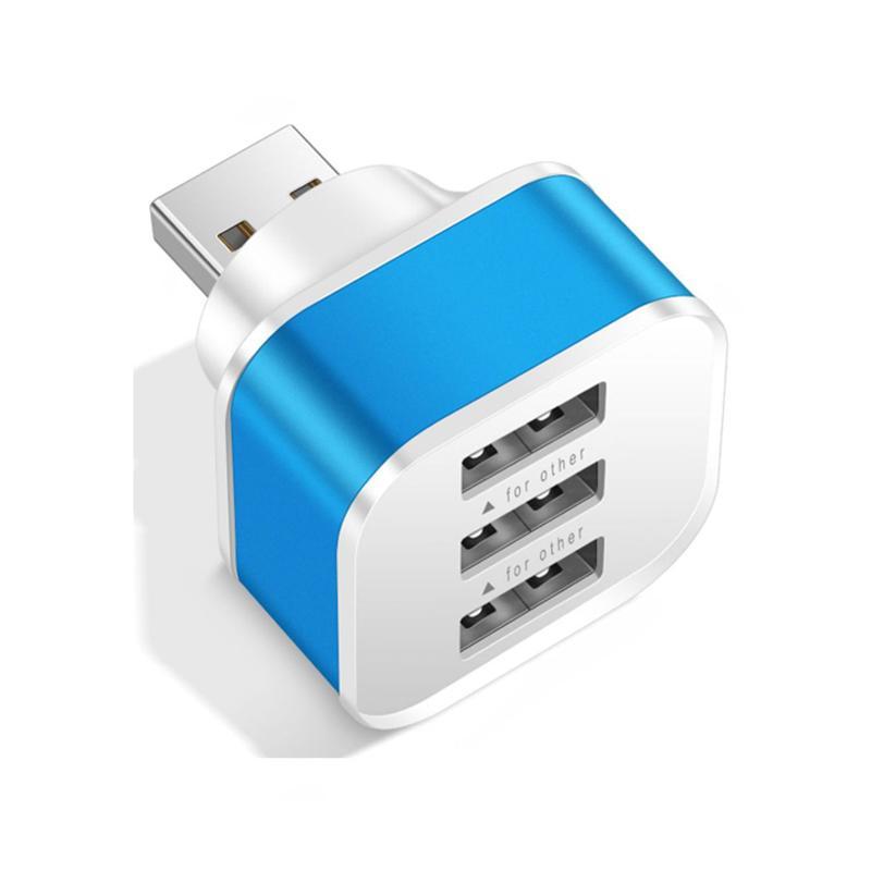 3-Port Usb 2.0 Hub Expander - Silver