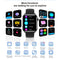1.85 Inch Ip67 Waterproof Sports Health Monitoring Bluetooth Call Smart Watch - Pink