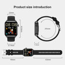 1.85 Inch Ip67 Waterproof Sports Health Monitoring Bluetooth Call Smart Watch - Pink