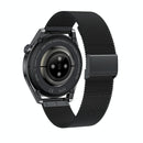 Waterproof Steel Smartwatch With Colour Screen - Ip68 - Silver