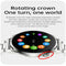 Waterproof Steel Smartwatch With Colour Screen - Ip68 - Silver