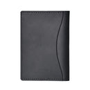 Minimalist Cowhide Card Holder Compact Wallet For Bank & Membership Cards - Coffee