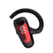 Digital Display Bluetooth Earphones - Bone Conduction Stereo - Red