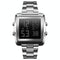 Vintage Gold Steel Square Watch - Waterproof & Luminous - Rose Gold