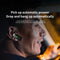 1.08 Inch Steel Band Earphone Detachable Life Waterproof Smart Watch Support Bluetooth Call - Rose Gold