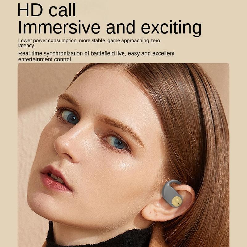 Wireless Bone Conduction Bluetooth Earphones for Sports - Gray