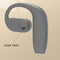 Wireless Bone Conduction Bluetooth Earphones for Sports - Gray