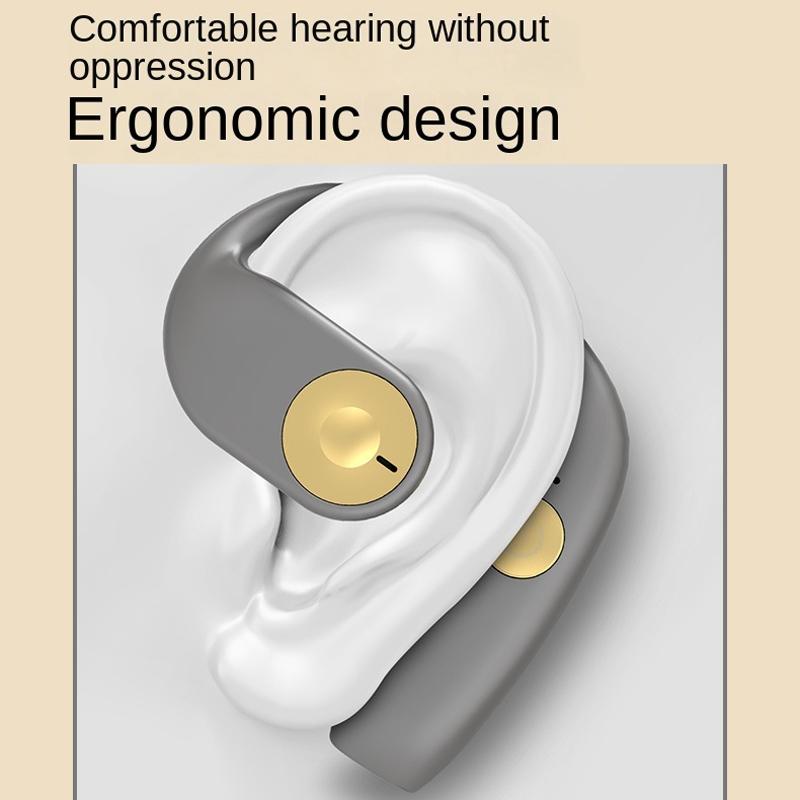 Wireless Bone Conduction Bluetooth Earphones for Sports - Gray