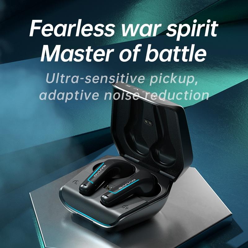 Wireless Bluetooth Game Earphones with Noise Reduction - H2s Pro - Grey