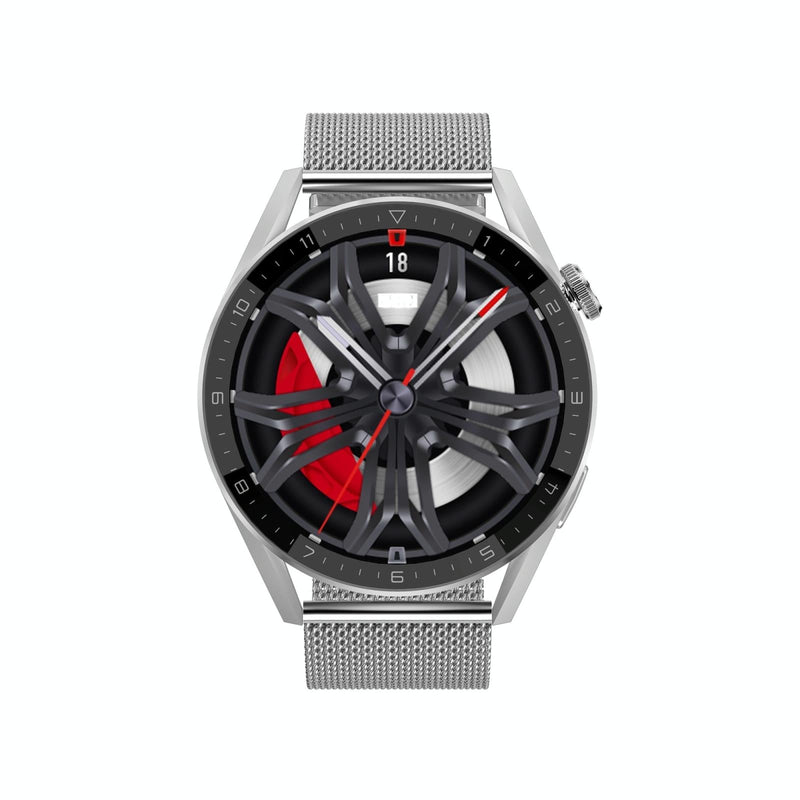Smart Steel Watch With Colour Screen - Silver