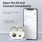 Waterproof 9d Stereo Bluetooth Earphones with Charging Case - White