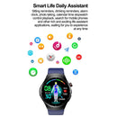 1.39 Inch Ip67 Waterproof Sports Health Monitoring Smart Bluetooth Calling Watch - Blue Silicone