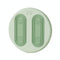 Adjustable 5V Usb Foot Massager Warmer 3 Temp & Vibration Levels - Milk Green