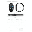 1.83 Inch Bt5.2 Smart Sport Watch Support Sleep / Heart Rate / Blood Oxygen / Temperature / Heart Sugar / Blood Pressure Health Monitor - Gold