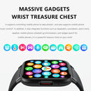 1.83 Inch Bt5.2 Smart Sport Watch Support Sleep / Heart Rate / Blood Oxygen / Temperature / Heart Sugar / Blood Pressure Health Monitor - Gold