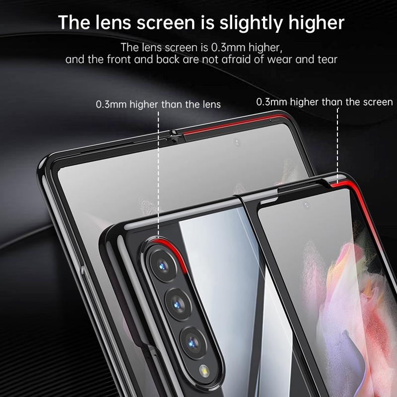 For Samsung Galaxy Z Fold4 5G Shockproof Protective Case - Black