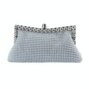 Rhinestone Evening Clutch For Ladies - Beaded Banquet Bag - Gold