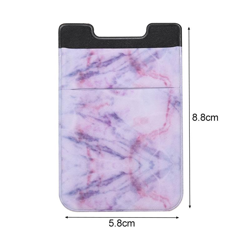 Marble Road Stretch Phone Card Holder Sticky Clip - White