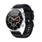 1.32 Inch Heart Rate Sleep Monitoring Smart Watch - Silver Silicone