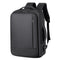 Waterproof Expandable Laptop Backpack With Usb Port - Grey