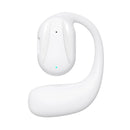 Black Yj77 Bluetooth 5.2 Ear-mounted Bone Conduction Headset for Left Ear - Left Ear White