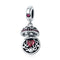 925 Sterling Silver Surprise Love Pendant For Diy Bracelets & Necklaces - Red