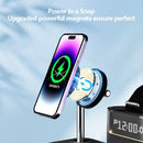 15W Wireless Charger Clock Lamp Multifunctional - White