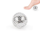 1 Pair Magnetic Massage Balls Relax Muscles & Relieve Pressure 3.2Cm - Silver