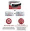Adjustable Eye Massager With Hot Compress Black - Pink
