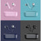 Mini Touch Control Tws Wireless Earphones with Mic & Charger Box - Blue