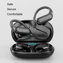 Wireless Noise-cancelling Bluetooth Earbuds with Led Display - Blue