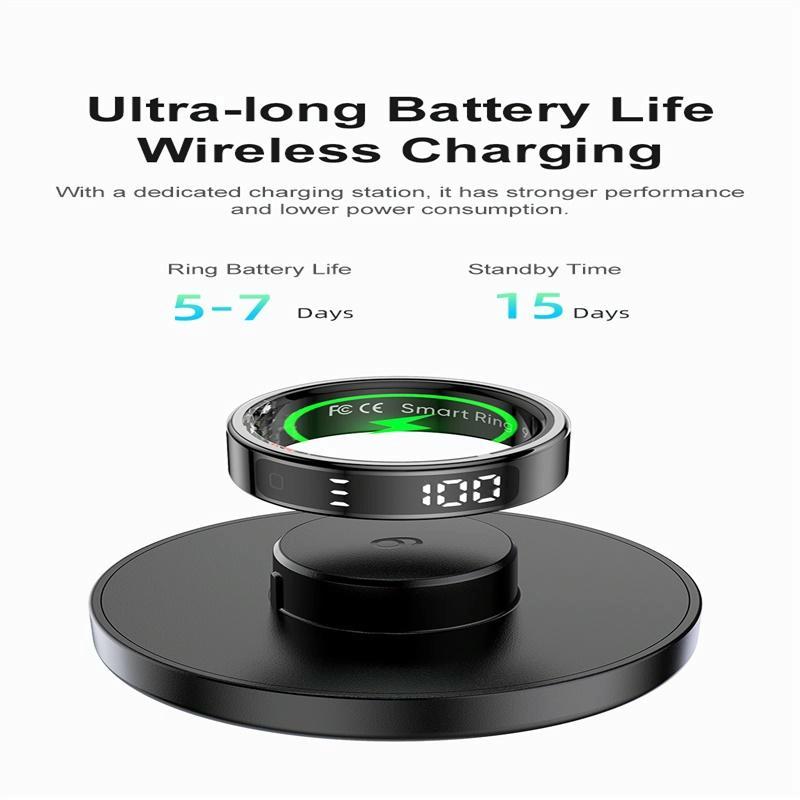 12 Size R11 Smart Ring Heart Rate Oxygen Sleep Sports - Gold