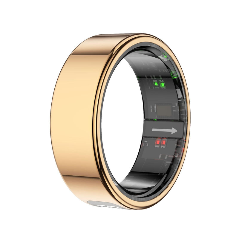 12 Size R11 Smart Ring Heart Rate Oxygen Sleep Sports - Gold