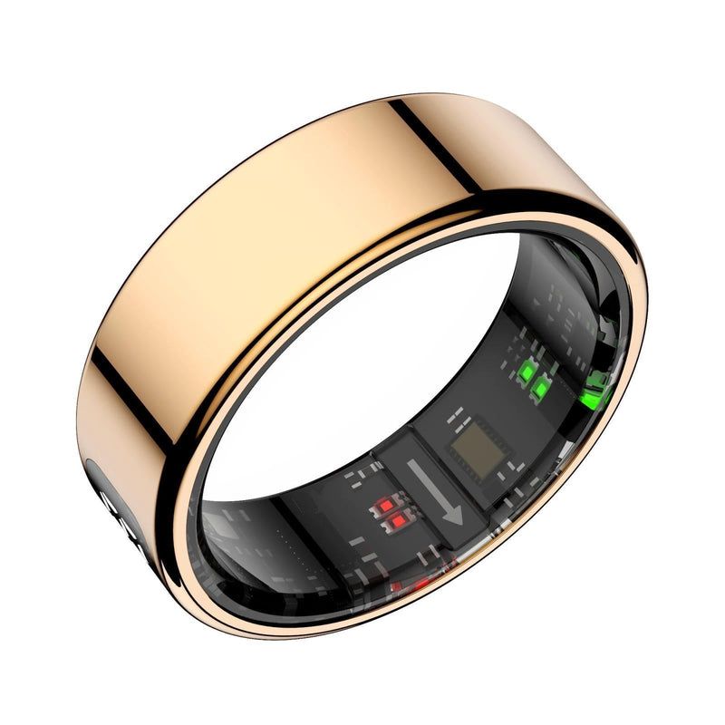 12 Size R11 Smart Ring Heart Rate Oxygen Sleep Sports - Gold